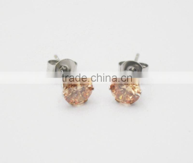 Fashion Earring Necklace Women CZ Crystal Stone Jewelry Set