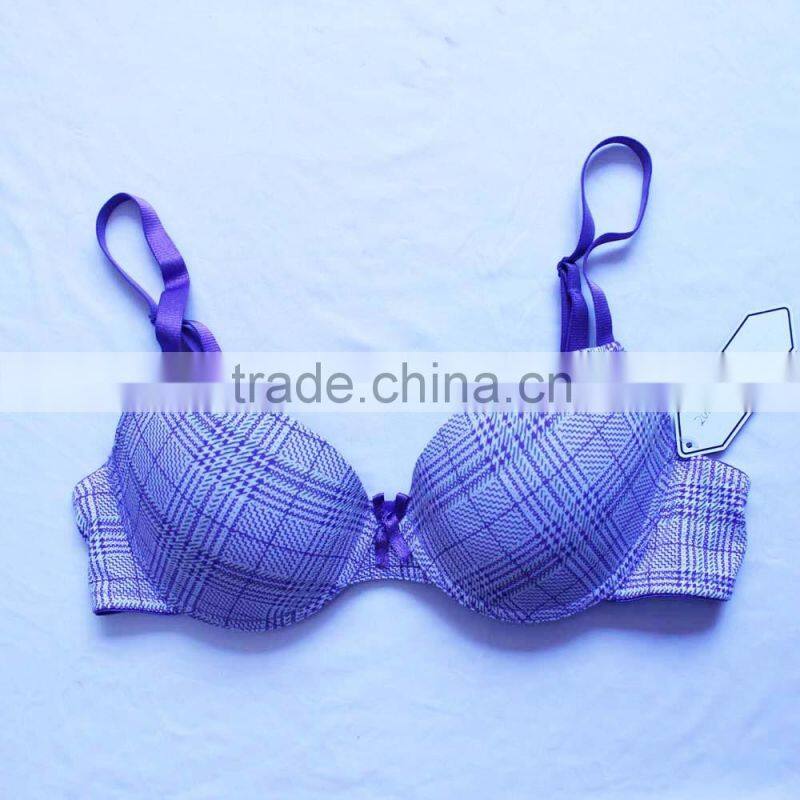 China bra factory OEM service girls underwear bra new design