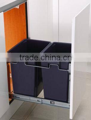 built-in kitchen waste bin