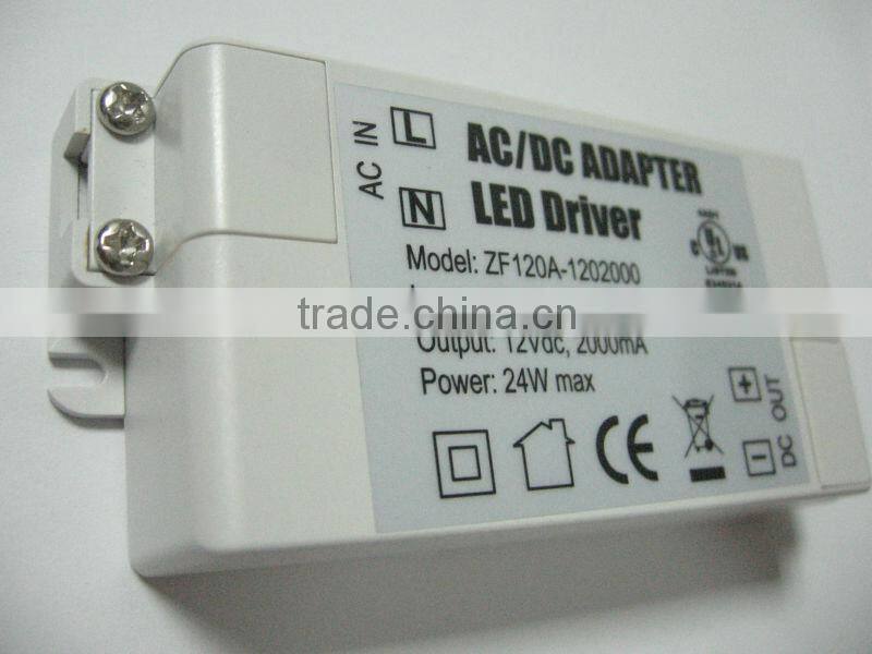 power supply forLED Lighting from China suppliers,24w LED Driver with CE ROHS approved.