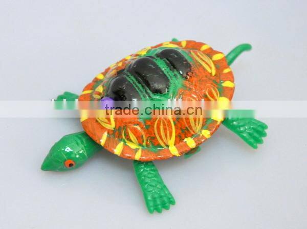 4 inch Wholesale Educational Green Cute Pull Thread Turtle Ship Toy