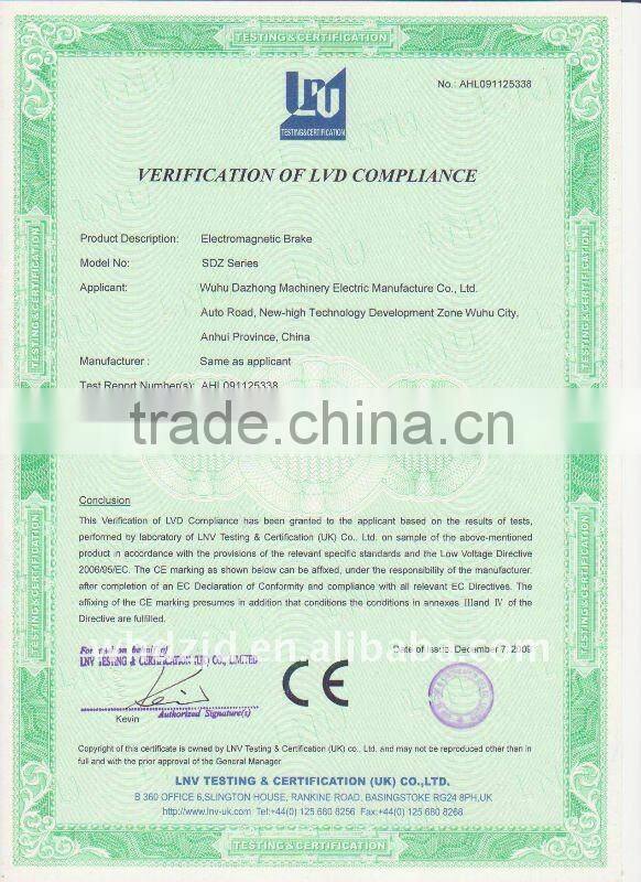 11KW YEJ 160L-6 electric motor brakes