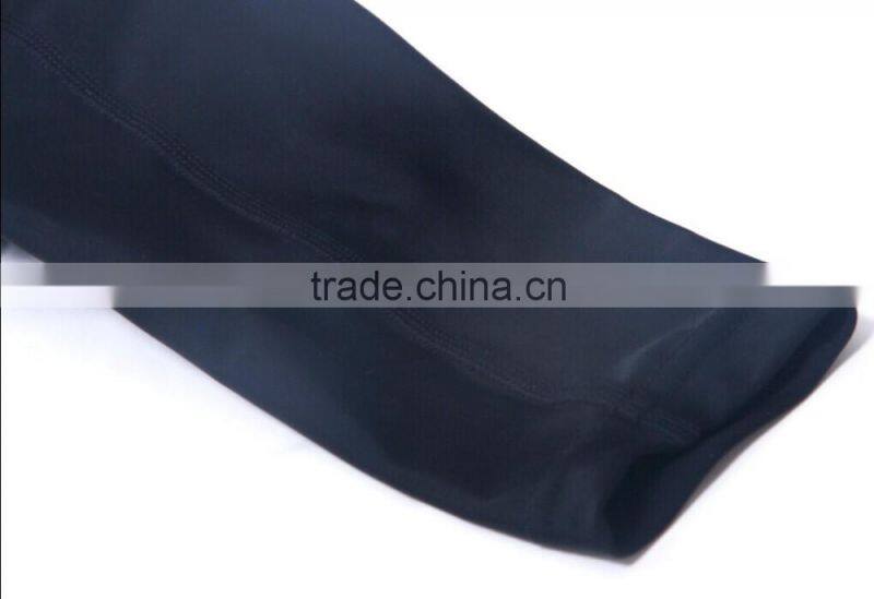 Top quality Customized breathable Lycra basketball arm sleeves Professional compresion Cycling Arm Warmer with a pad