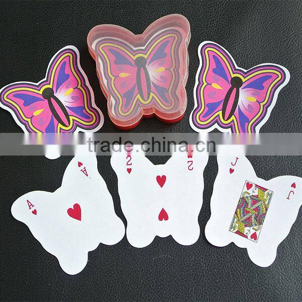 high end animal shape playing cards for advertising promotional gift casino game wholesale