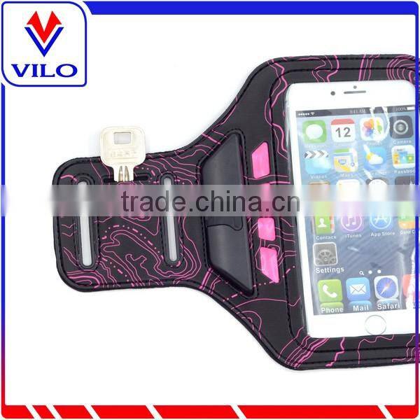 Sports LED Flashing Light Waterproof armband cellphone