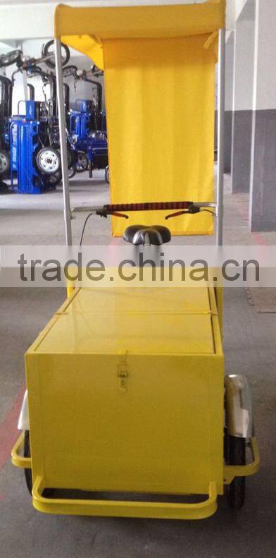 solar Ice cream freezer mini portable Ice cream tricycle freezer storage box Manufacture design ice cream free