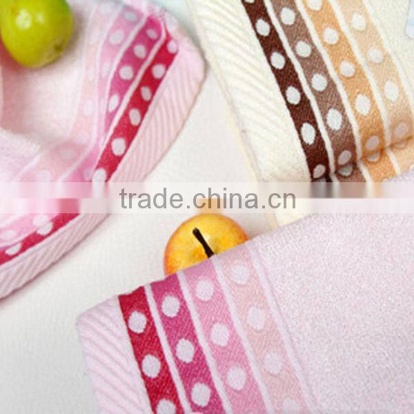 100% bamboo solid color dobby terry hotel towel