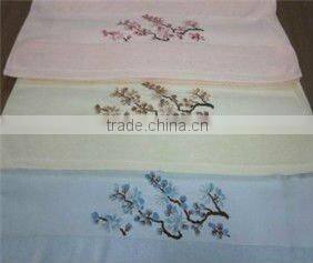 100% Cotton dobby bath towel with emboridery
