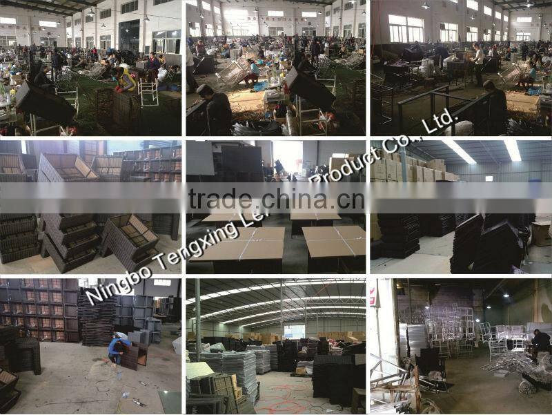 2016 2pcs rattan furniture wicker chaise lounger set