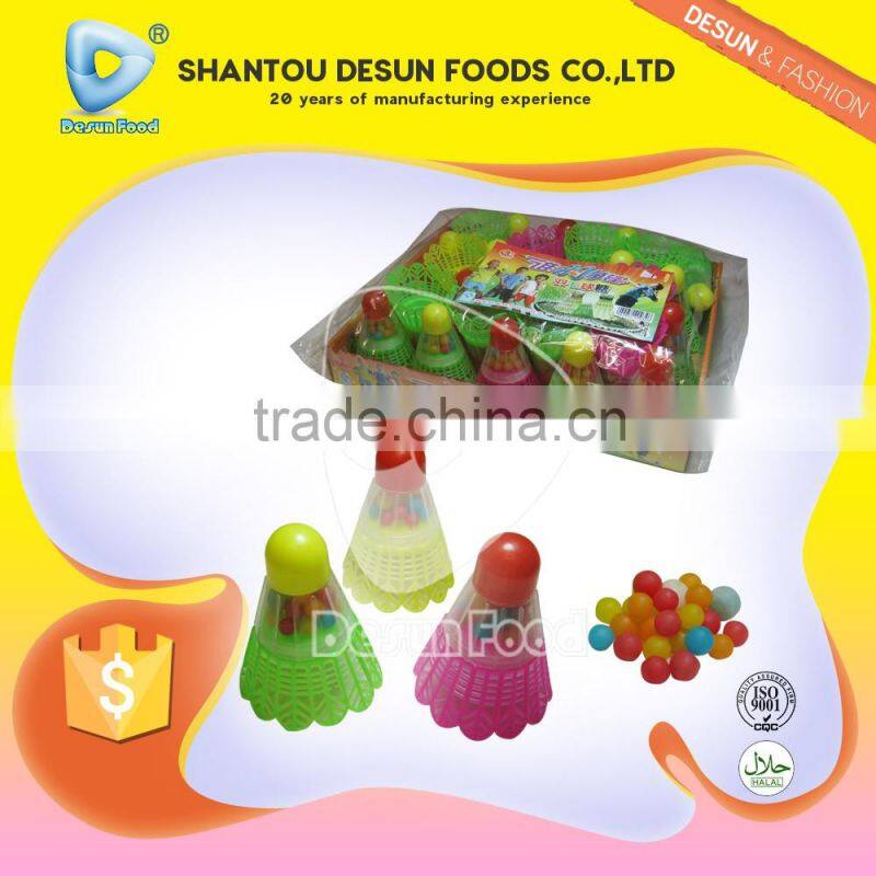 Badminton toy and candy