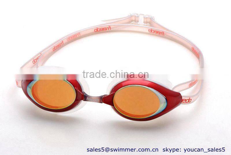 Fashion popular optical speedo goggles with comfortable silicone gasket