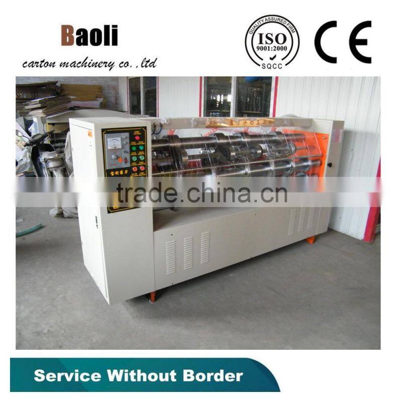 The Thin Edge Paperboard slitting machine/Carton making machine