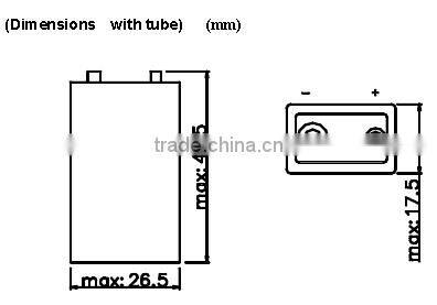 Cheap Price and High Quality PKCELL Ni-mh 9V 200mah Rechargeable Battery