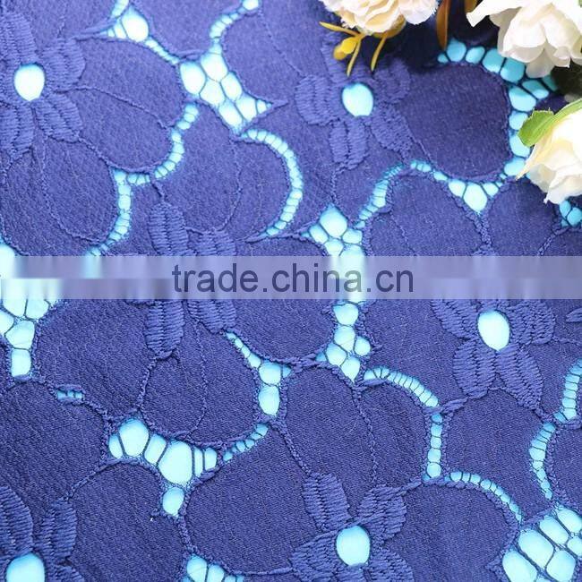 100%nylon fancy floral french lace fabric 2016 for wedding african fabrics lace dress patterns