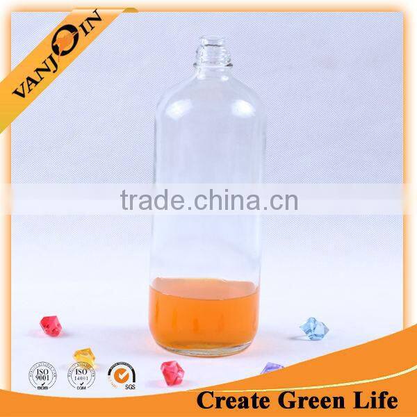 Hot sell high quality round shape wine glass bottle