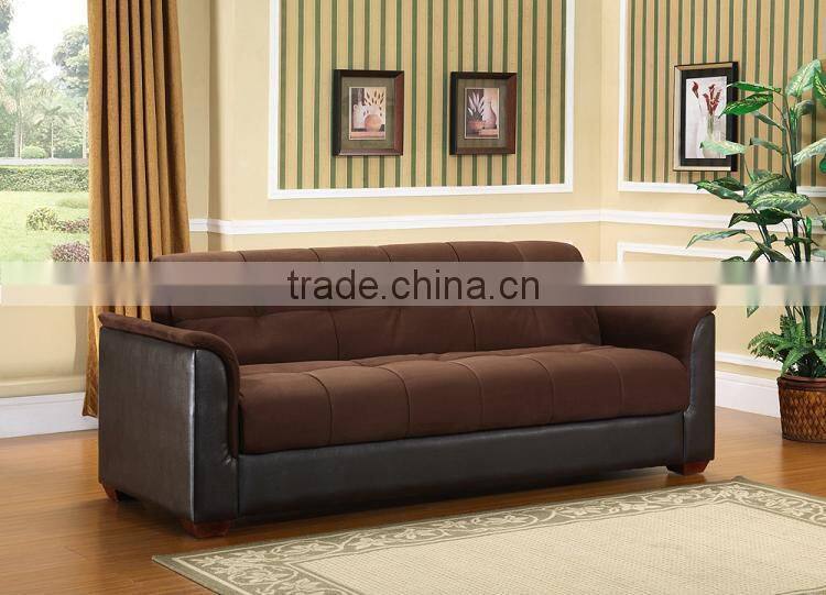 fabric+PU sofa cum bed HC1025
