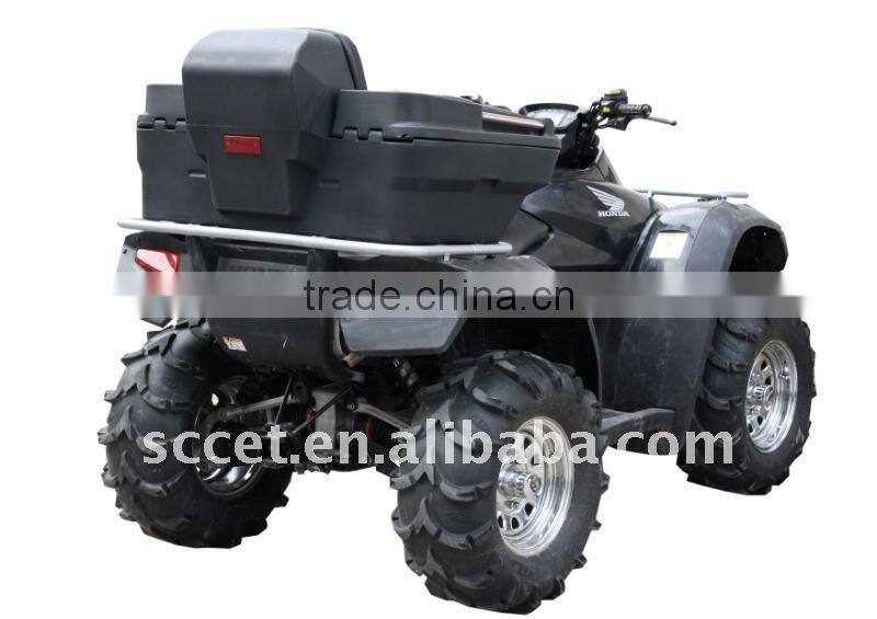 Black ATV Rear Box with Seat,Rear Hard ATV Boxes