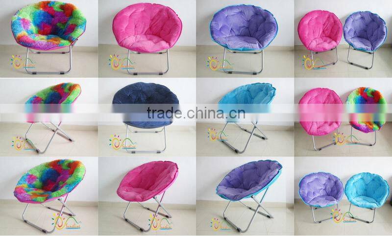 Big size folding moon chair for adult,folding camping chair wholesale