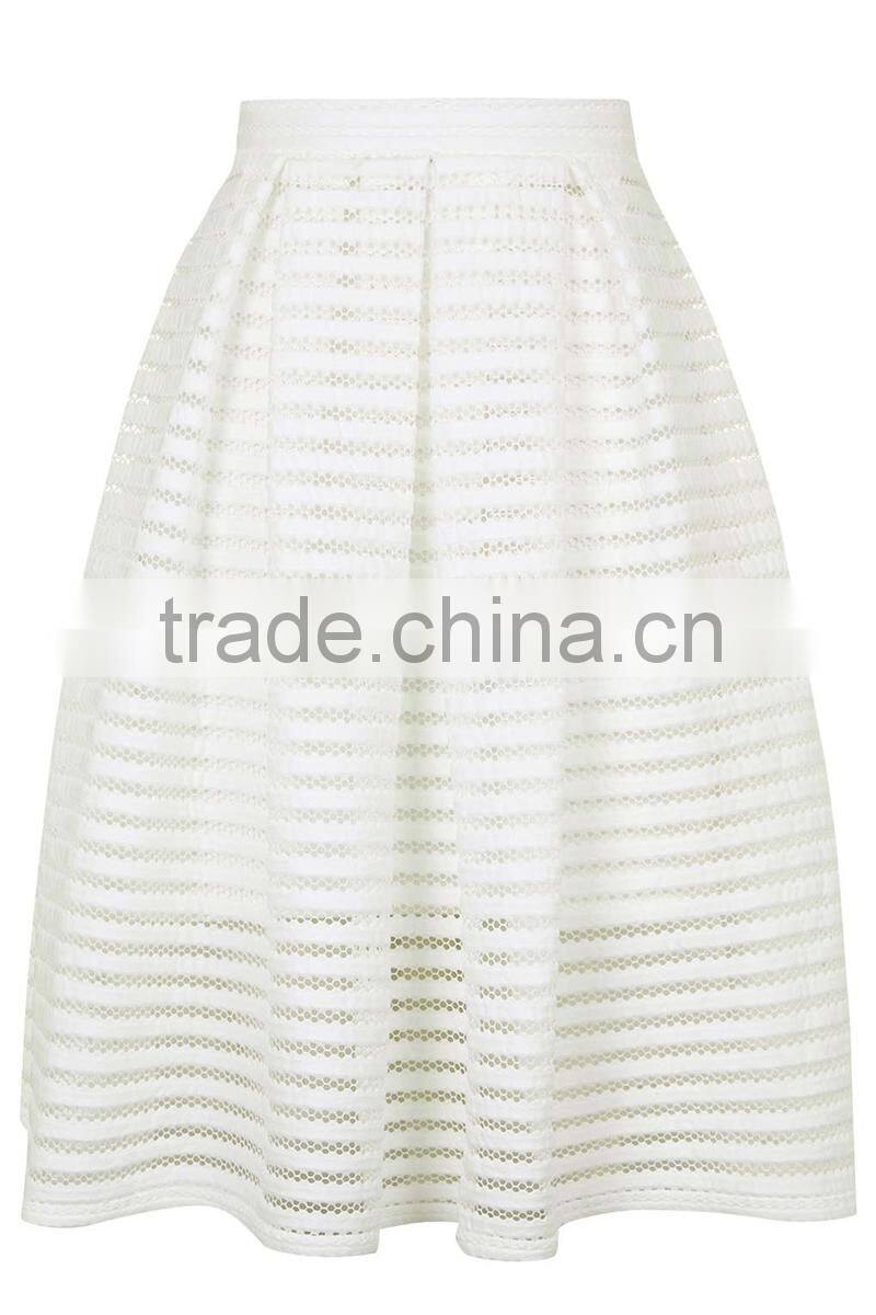 stylish cotton soaringly elegant women's midi skirt