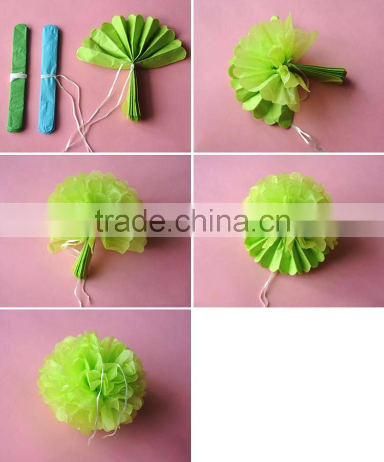 wedding decoration tissue paper pom poms balls birthday party supplies