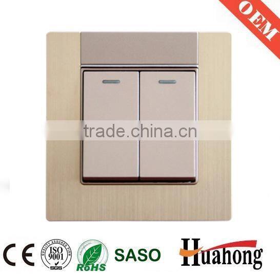 Aluminium satellite tv wall socket