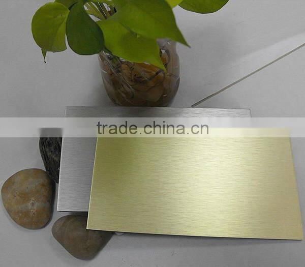 Aluminum Composite Panel aluminum panel Brushed Sliver aluminum composite panel