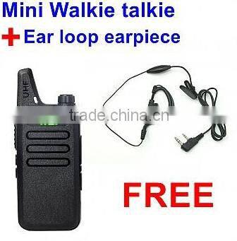 Mini transceiver,400-470 MHz Mini Transceiver communicator FREE earpiece