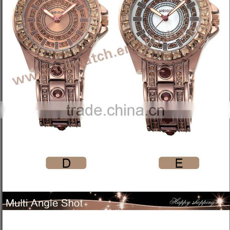 WEIQIN W4483 quartz stainless steel back watch