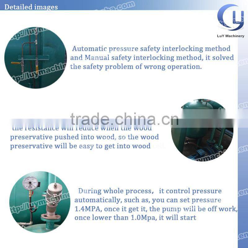 1800*14000 automatic control beech sleepers for raillway with creosote treatment equipment