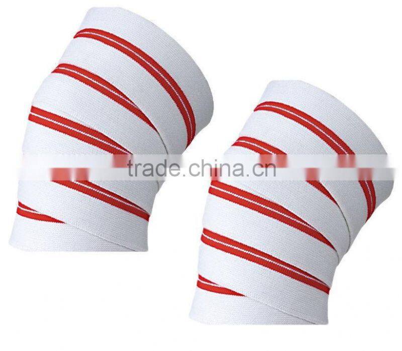 Weight Lifting Knee Wrap with Customized Logo & Color/Custom Made Weight lifting knee wraps