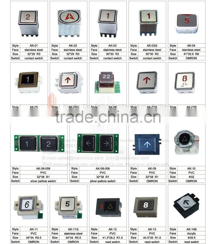 Elevator component, Elevator button AK-20B