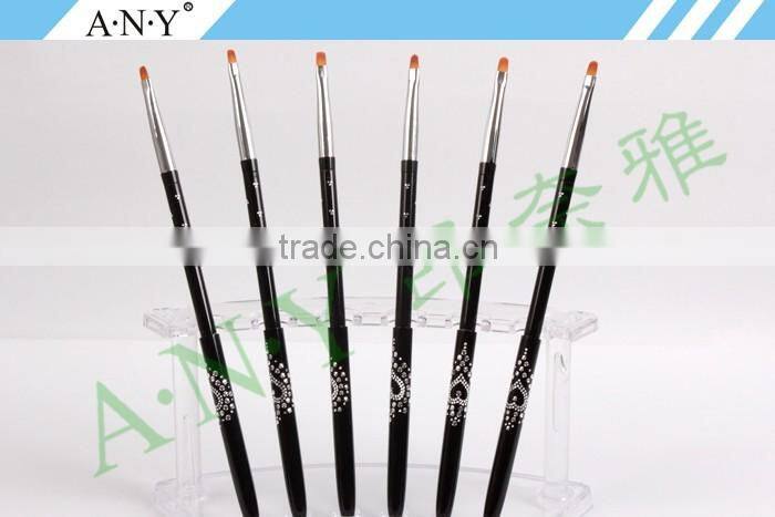 ANY Professional Metal Handle Nail Brush Gel For Nail Beauty Design