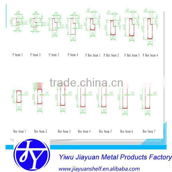 Adjustable detachable medium duty racking
