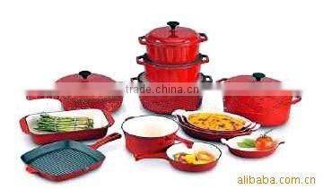 cast iron enamel stock pots