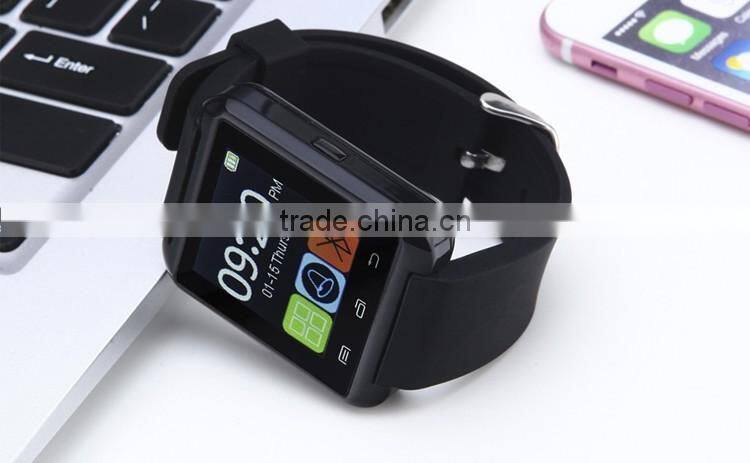 Healthy life 1.44 inch Anti-lost three color u8 smart watch andriod