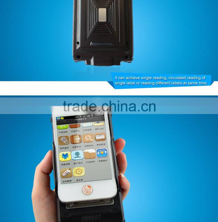 2015 NEW Portable 1D 2D Android Bluetooth RFID Reader for Tablet and All Phones