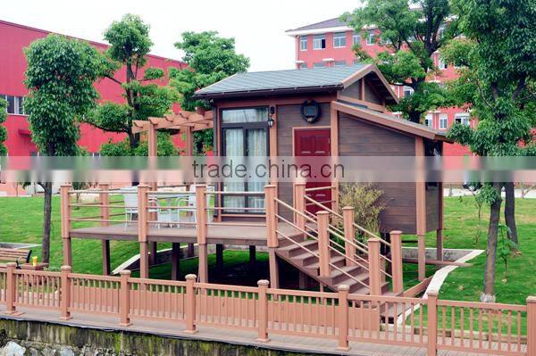 FRSTECH WPC STOCK CO LTD waterproof tiny house 12 square meter waterproof anti-UV Stylish WPC House acacia mangium wood