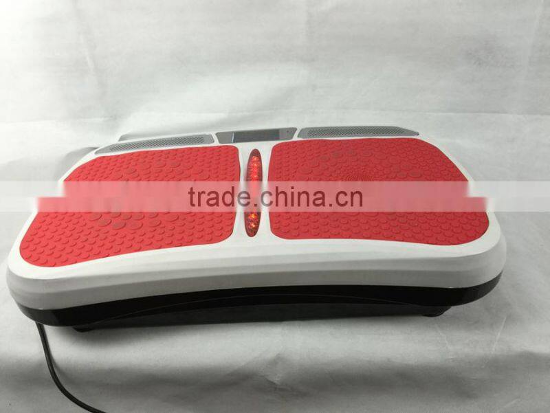 Wholesale 3D Dual Motor Body Shaper Vibration Plate Exercise Machine With MP3 Player