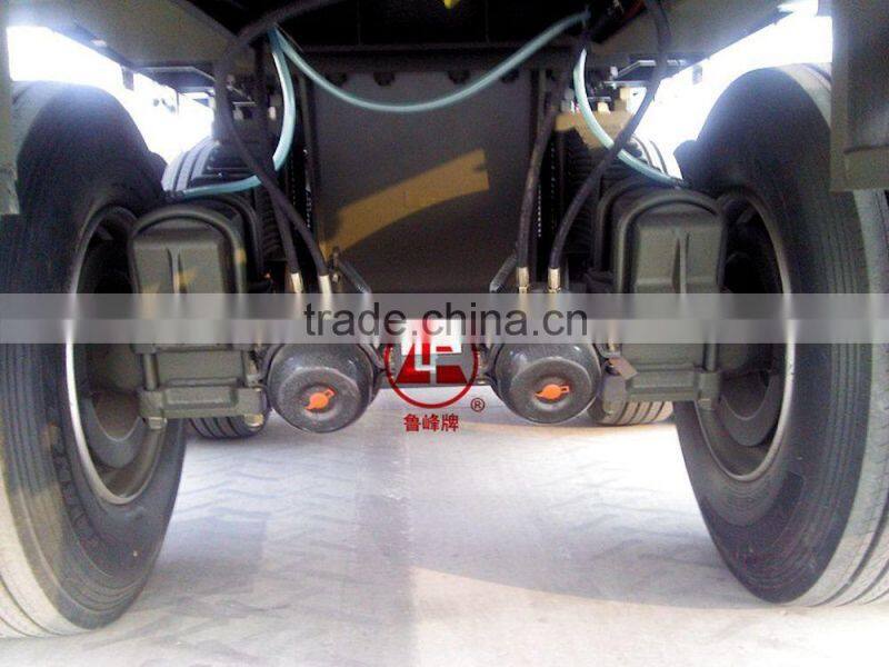 40 ton three axles Lowbed Semi-trailer for carrier heavy equipments and construction machinery