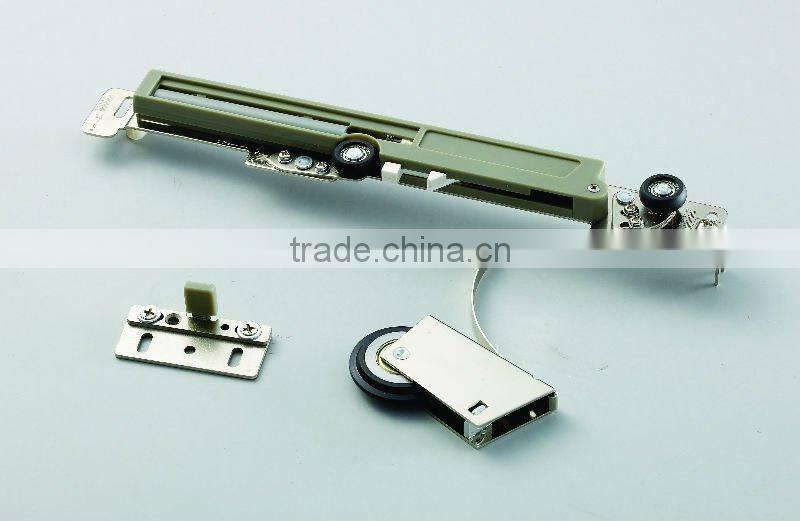 2 Wheels Wooden Sliding Cabinet Roller with Slow Motion