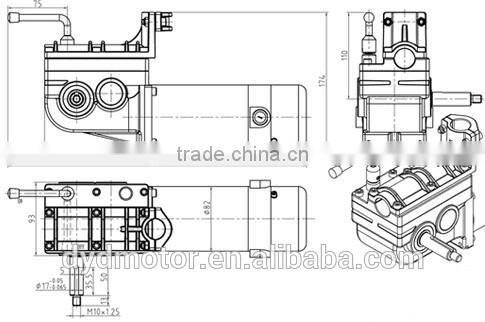 24V DC Gear Break Motor for Wheelchair