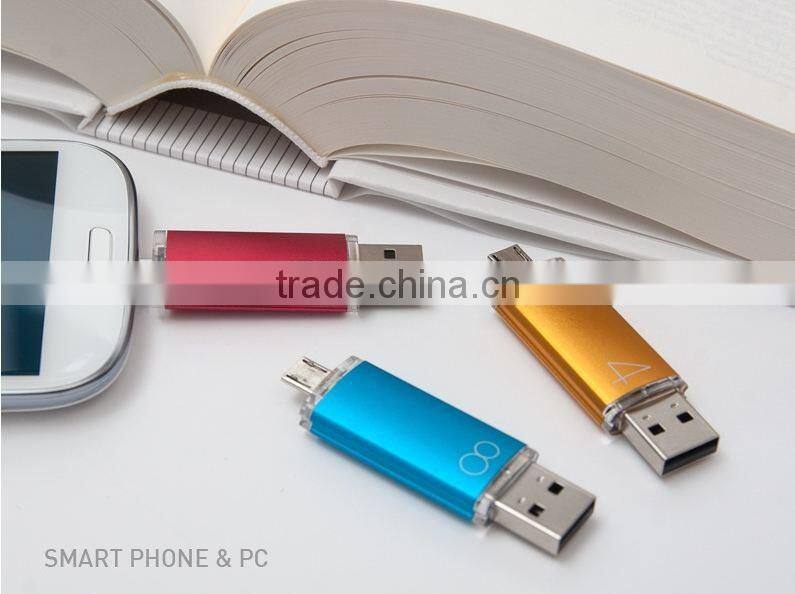 Colorful OTG 8G 16G 32G 64G mobile USB Flash Drive usb Stick Pen drive pendrive smart phone external