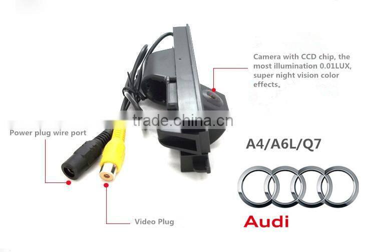Waterproof IP68 Special OEM Design CCD Car Backup Camera for AUDI A4