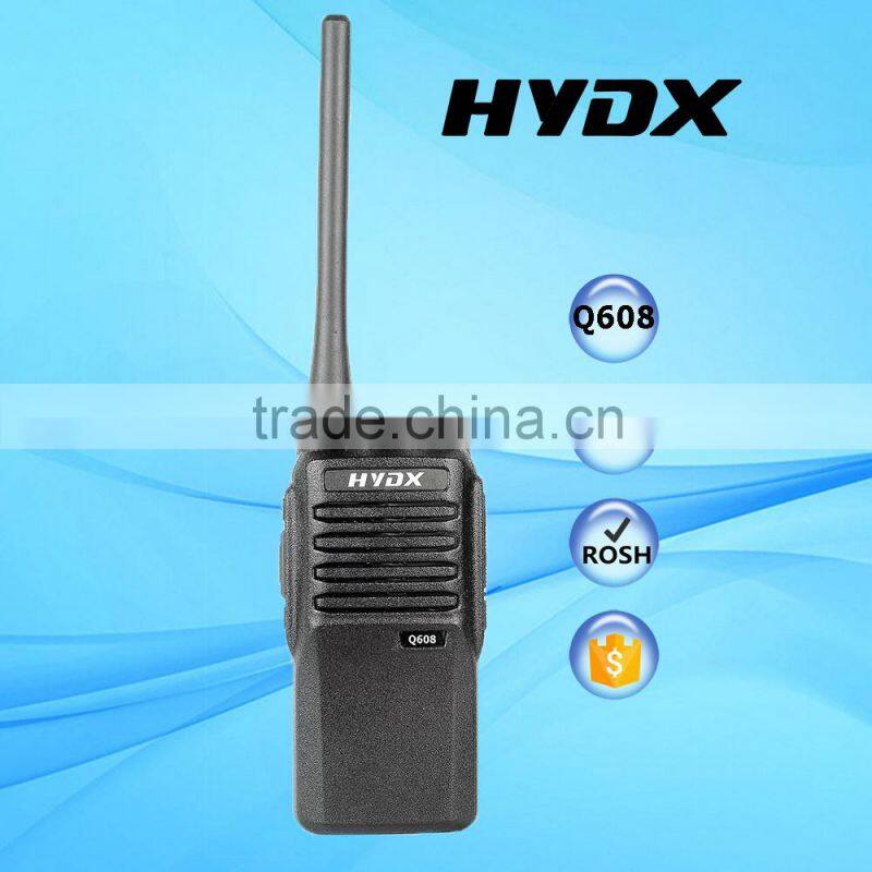 Professional Small Size High Power 10 Watt Walkie Talkies HYDX-Q608 With Cheap Price