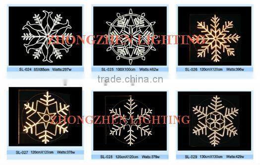Hoy China Christmas LED decor motif for snowflake