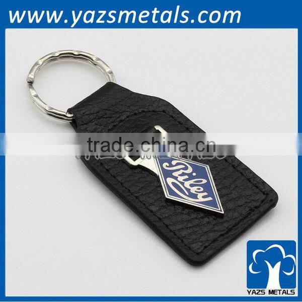customer PU leather keychain supplier