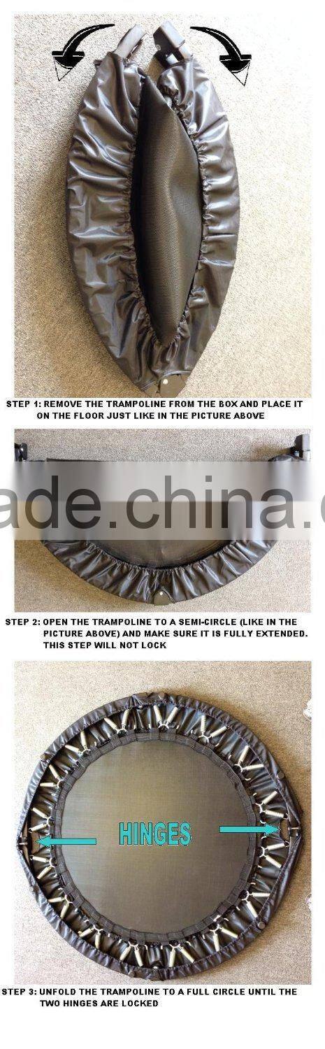 indoor Fitness Cheap Folding Mini Trampoline 36'',38'',40'',48'',55''