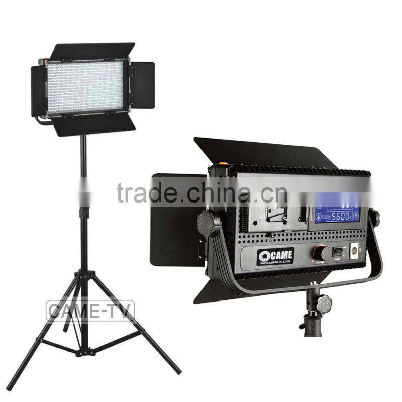 New 2 X 576 LED Light Dimmable Daylight 5600K Digital Display V mount