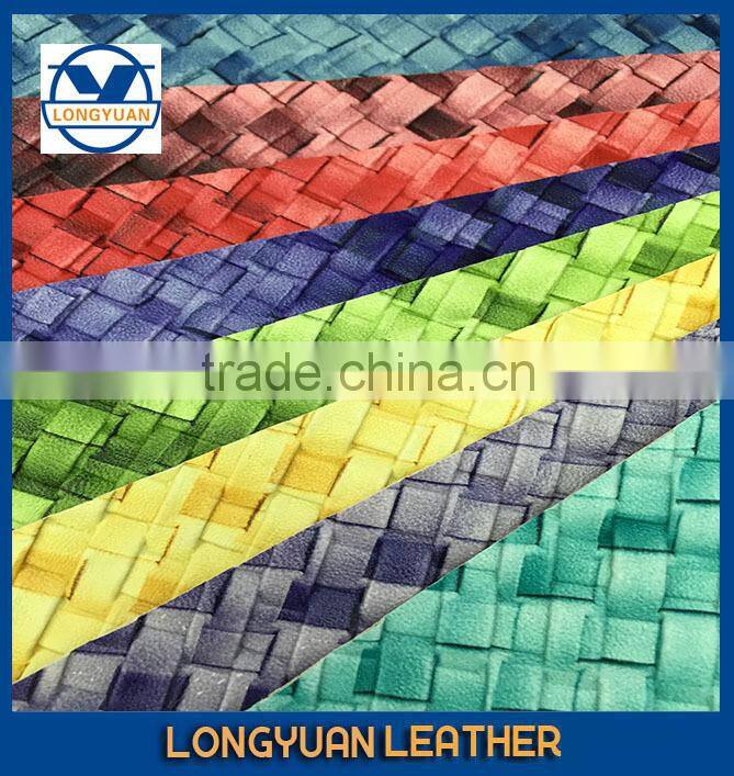 Leather for Wallet Material PU for Backpack