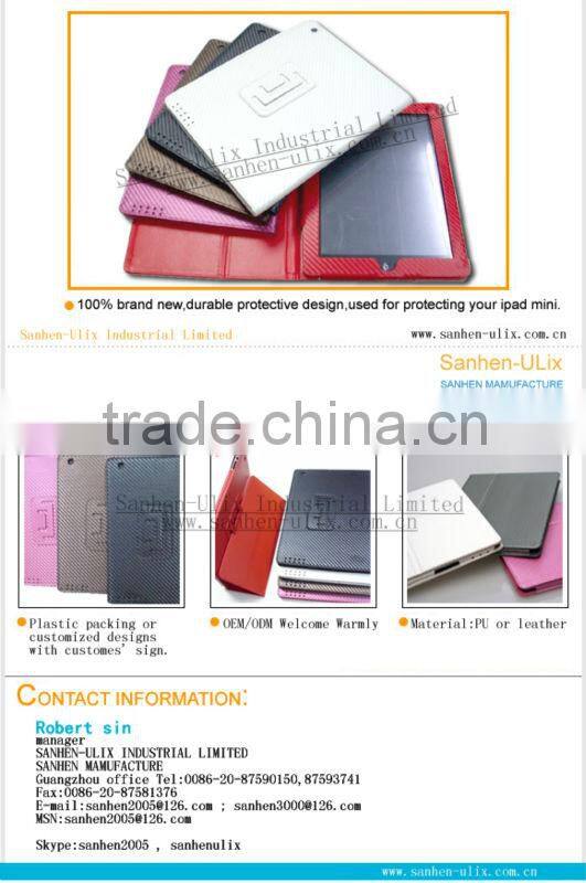 PU Material for ipad Smart Cover